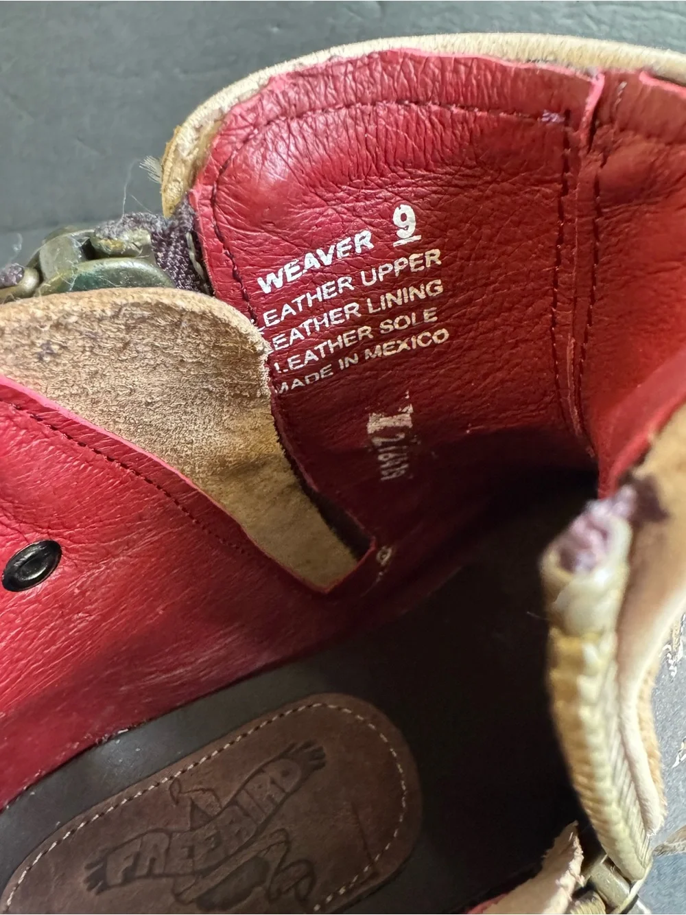 Freebird by Steven Weaver Stars Boots Snip Toe Leather Ankle Coastal Cowgirl 9 - Picture 11 of 14
